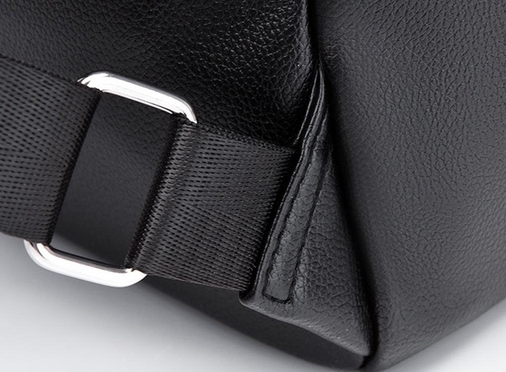 Faux leather multi-purpose small backpack for women travel work