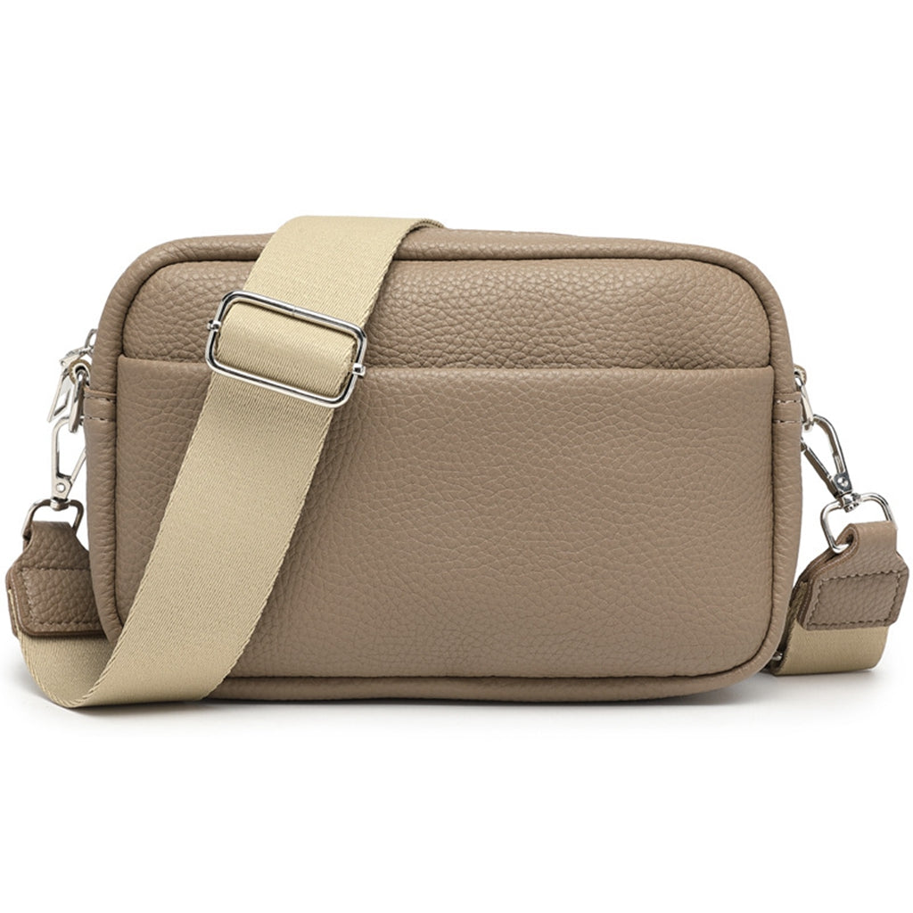 Green Pu leather cross body shoulder bag purse for women teens