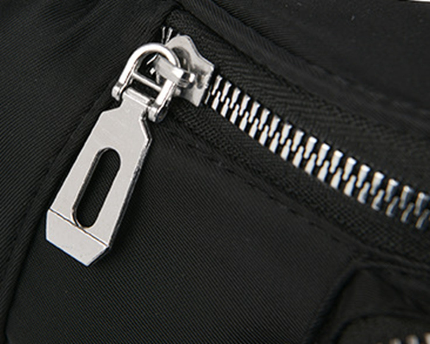 Purple nylon fanny waist pack crossbody purse for daily outings