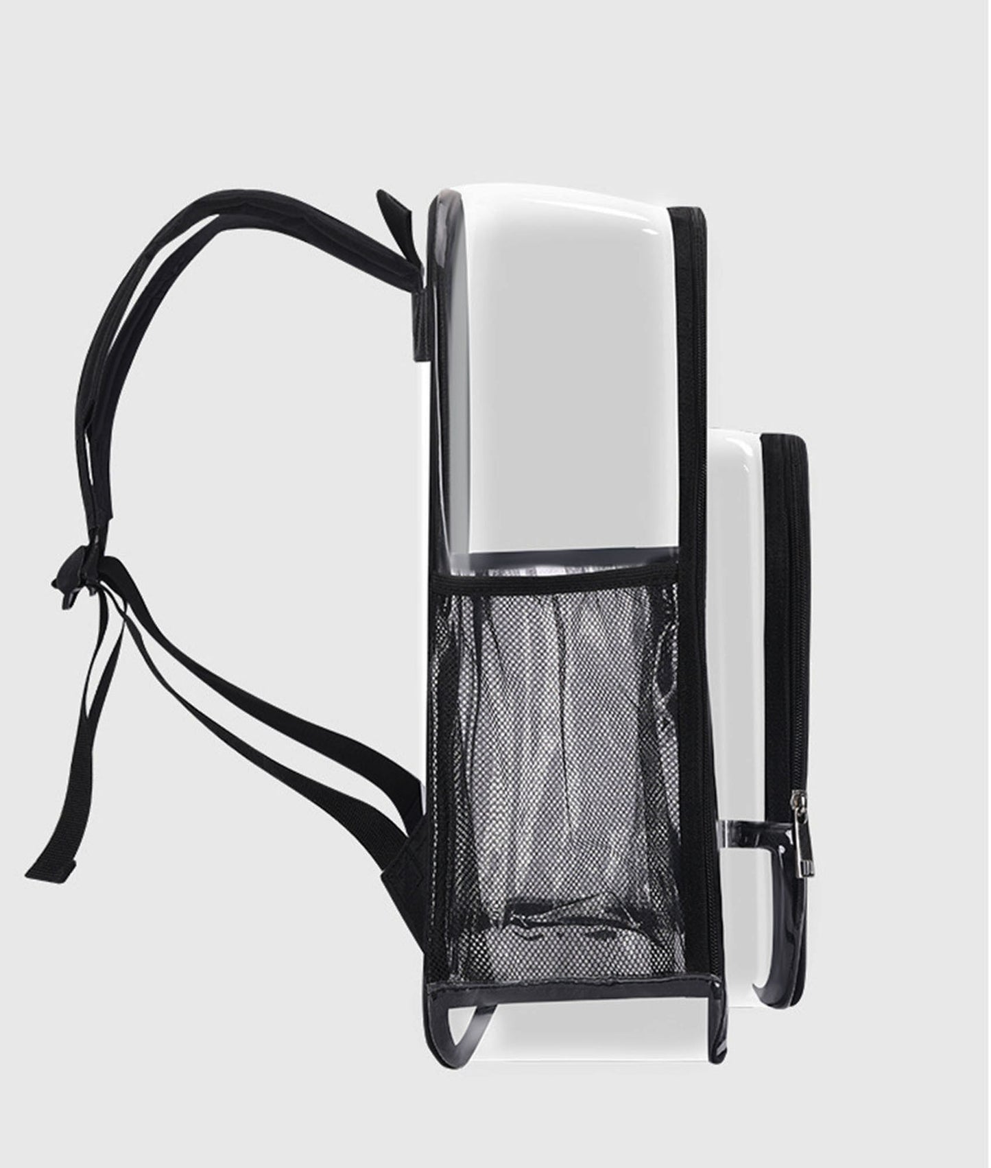 Approved stadium clear school bag heavy duty clear backpack for sports concerts, 0.4MM PVC