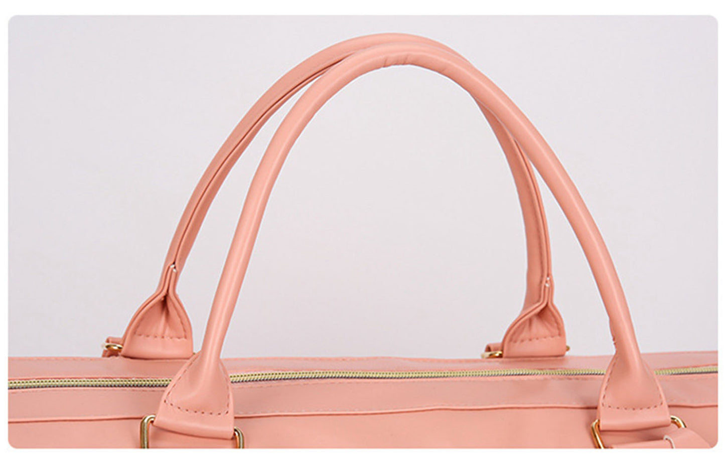 Large PU Leather Travel Garment Duffel Bag for Women
