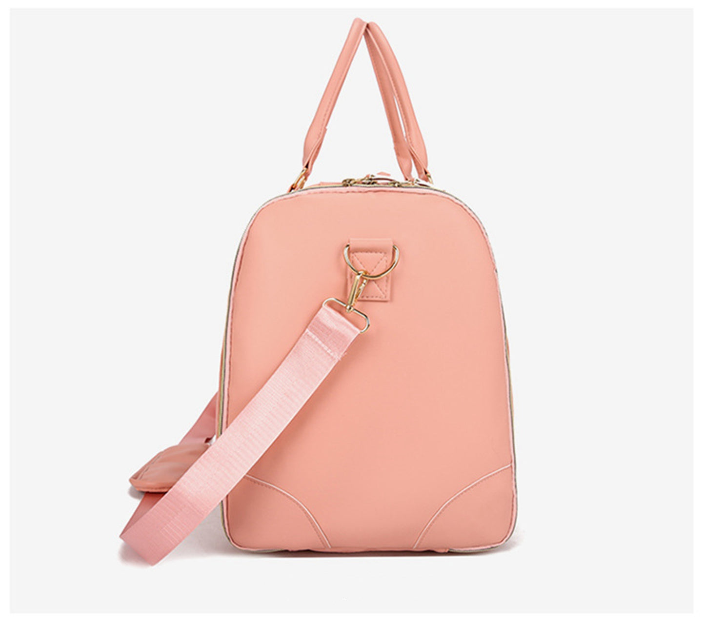 Large PU Leather Travel Garment Duffel Bag for Women