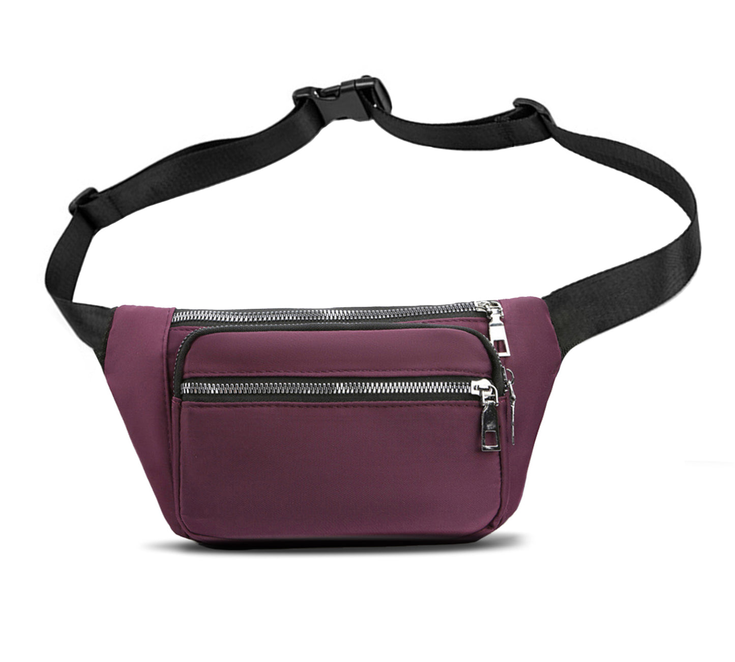 Navy nylon fanny waist pack crossbody purse for shopping travel