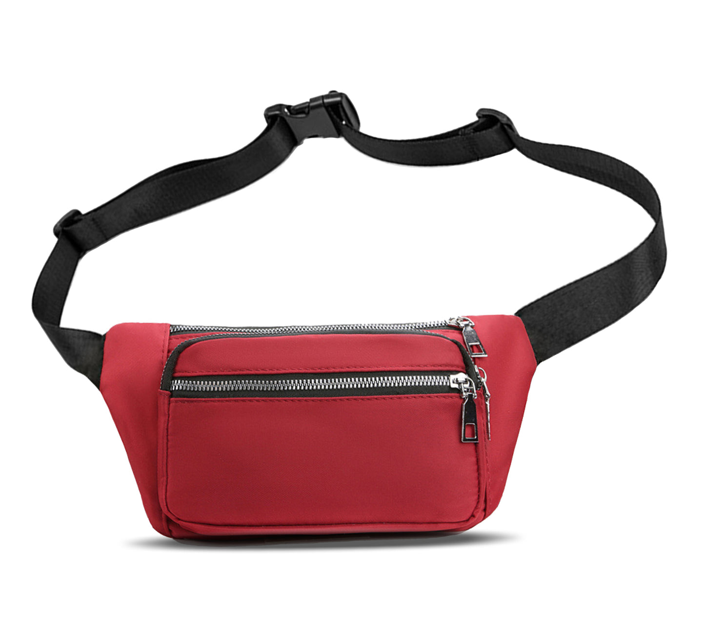 Navy nylon fanny waist pack crossbody purse for shopping travel